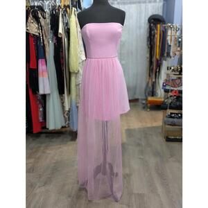 French Connection Whisper One Shoulder Convertible Tulle Dress